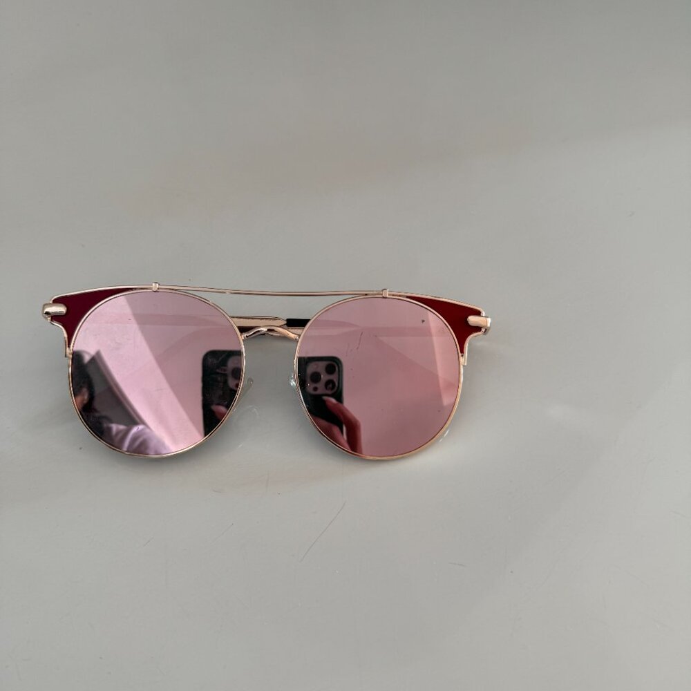 Oversized Reflective Sunglasses